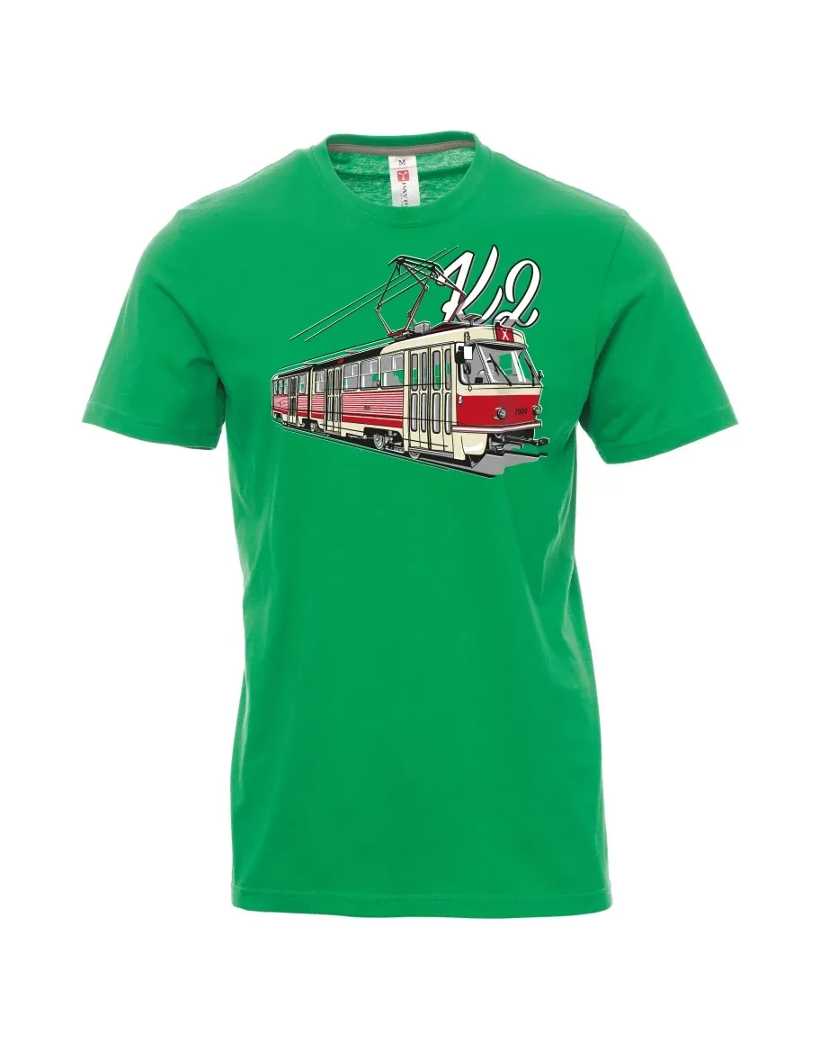 Green men´s T-shirt Tram K2