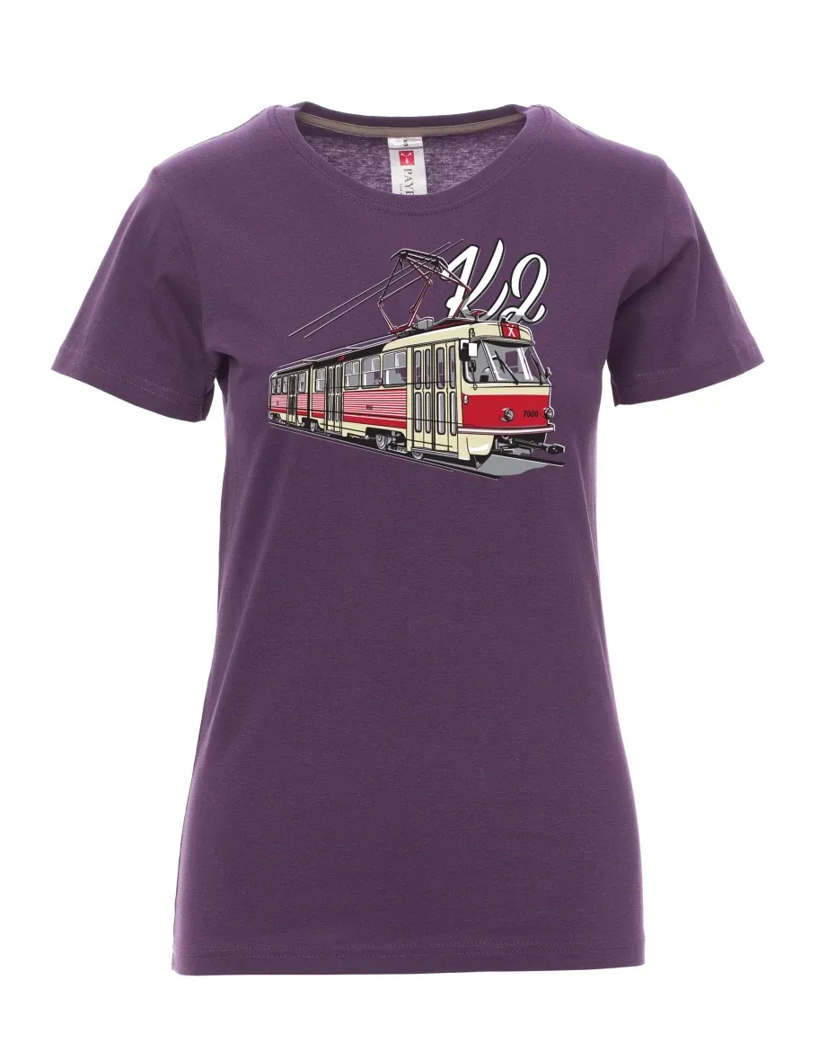 Purple women´s T-shirt Tram K2