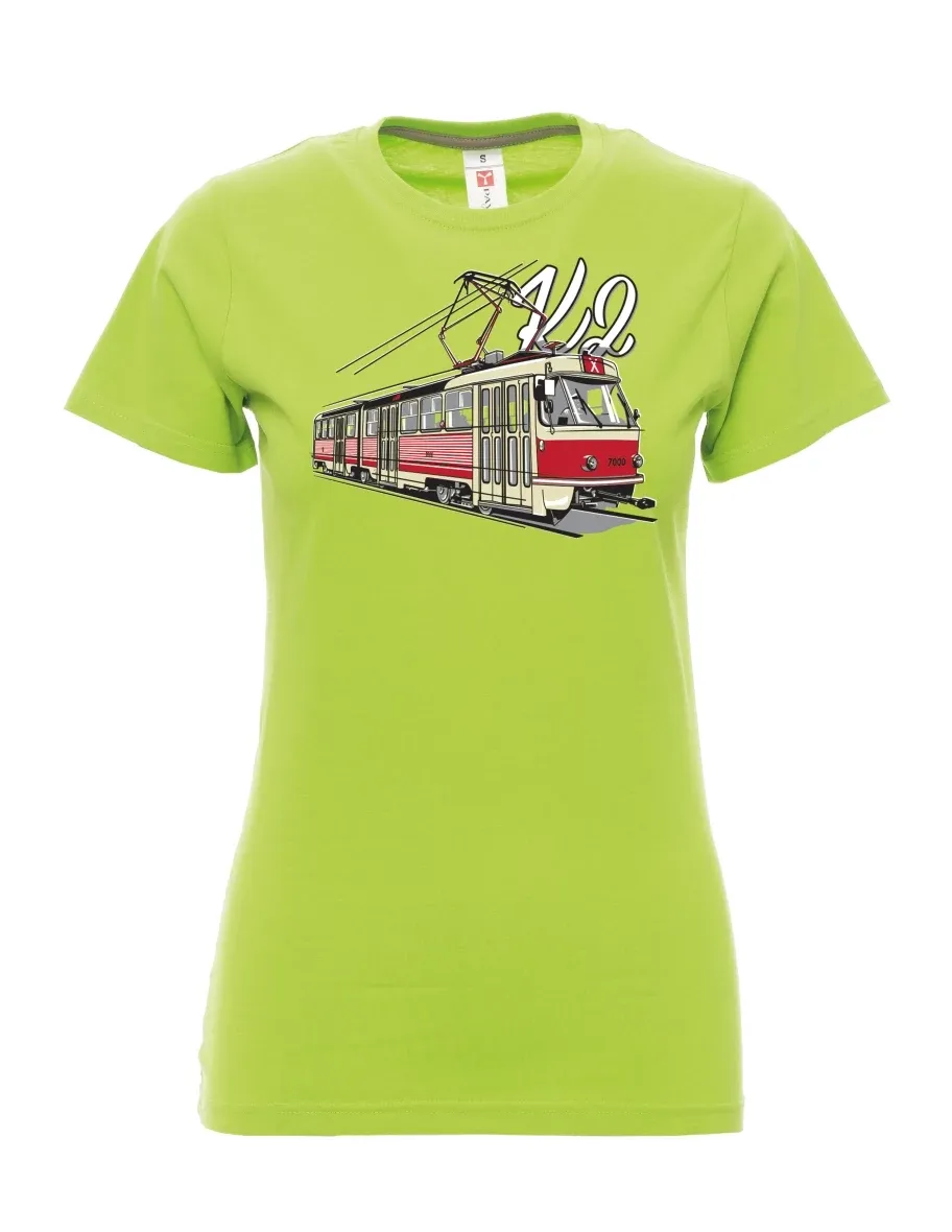 Lime women´s T-shirt Tram K2