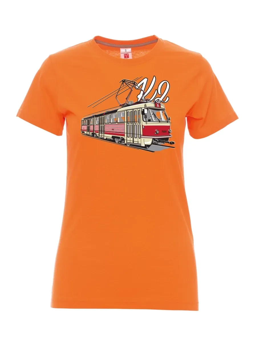 Orange women´s T-shirt Tram K2
