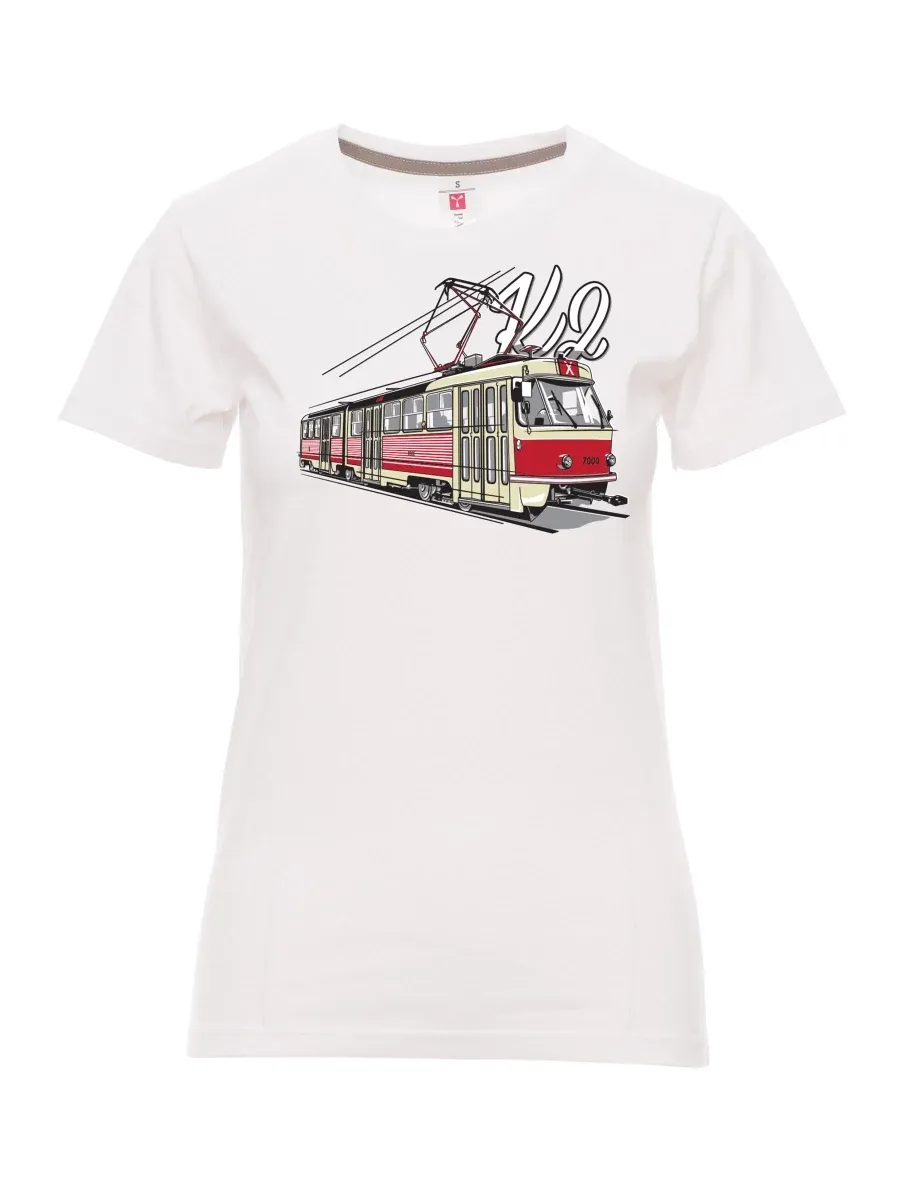 White women´s T-shirt Tram K2