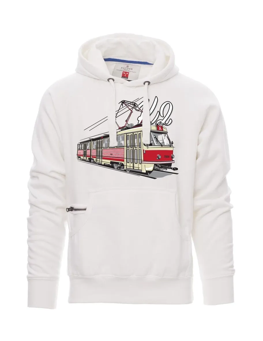 White men´s sweatshirt Tram K2