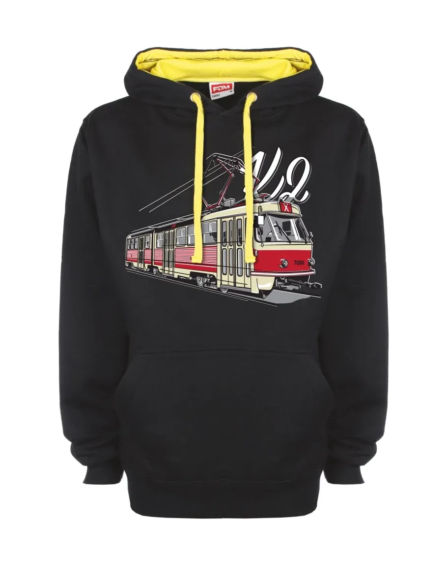 Yellow-black sweatshirt Tram K2