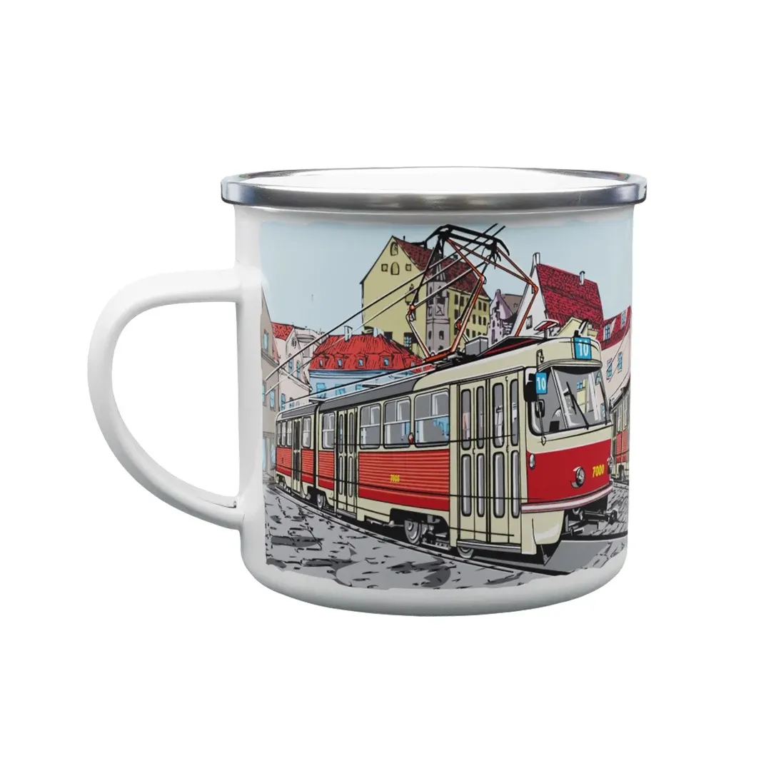 Tin mug Tram K2 330 ml