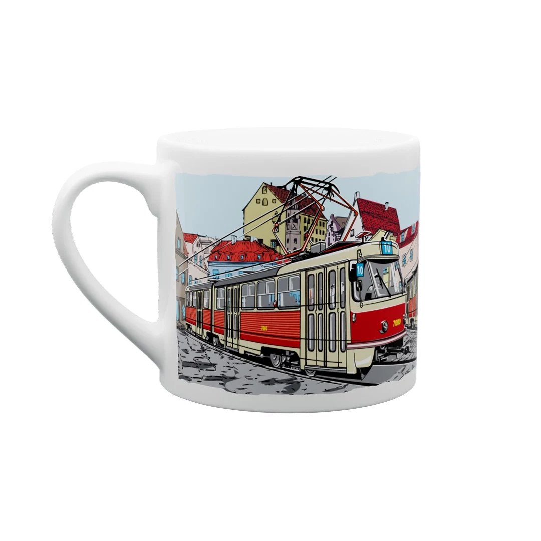 Ceramic mug Tram K2 170 ml