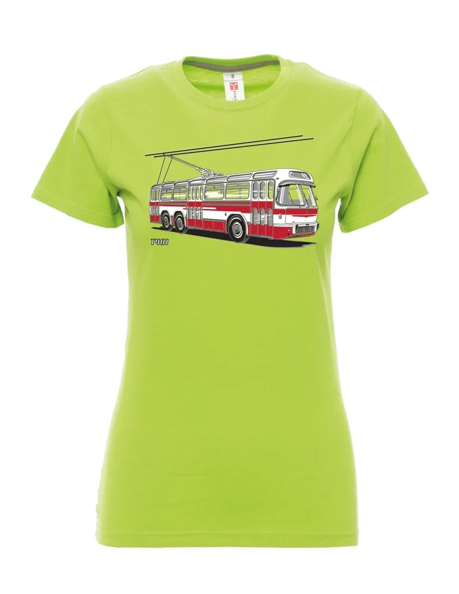 Lime women´s T-shirt Trolley  T401
