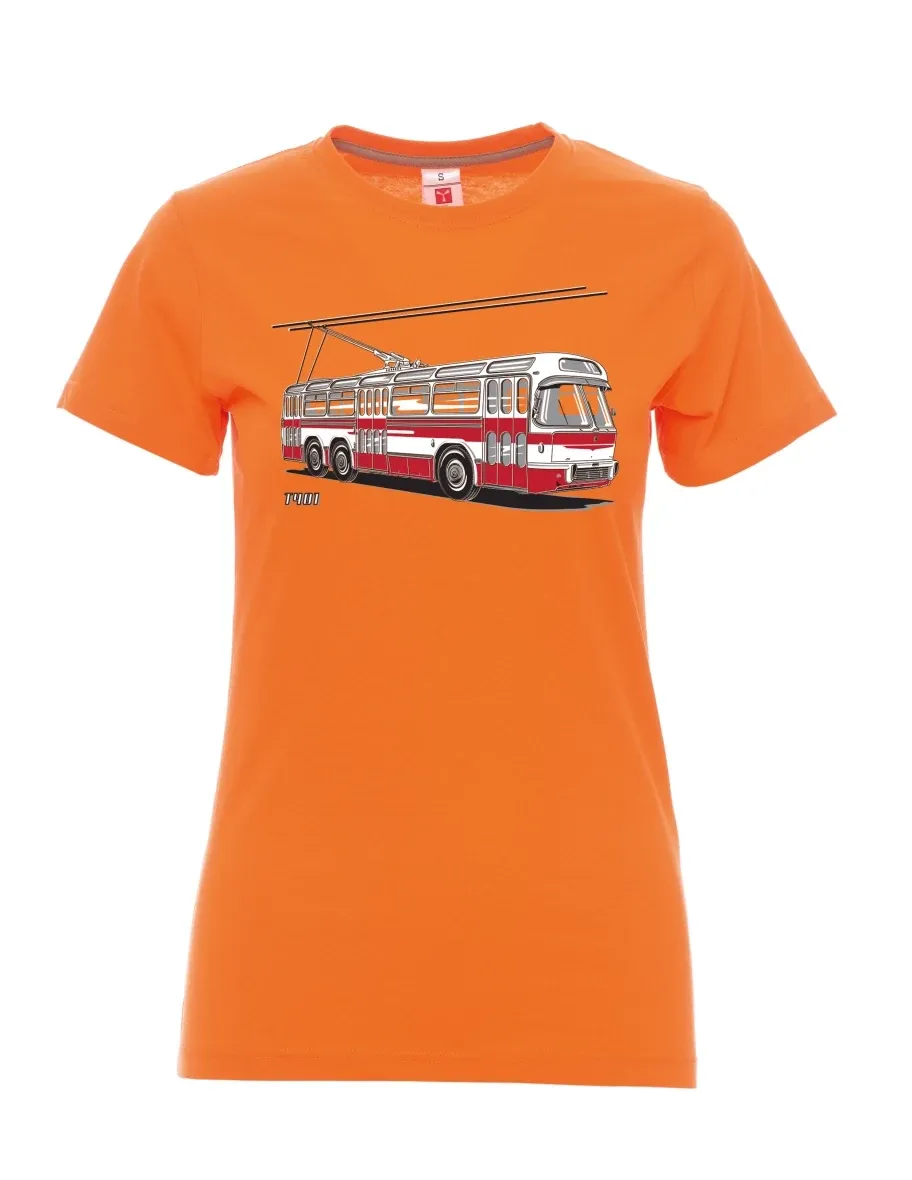 Orange women´s T-shirt Trolley  T401