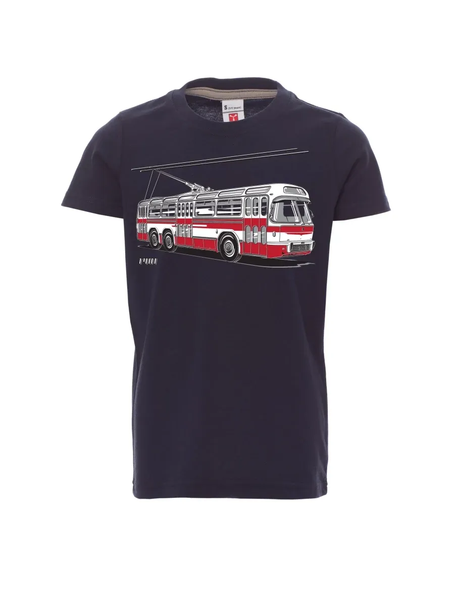 Navy children´s T-shirt Trolley  T401