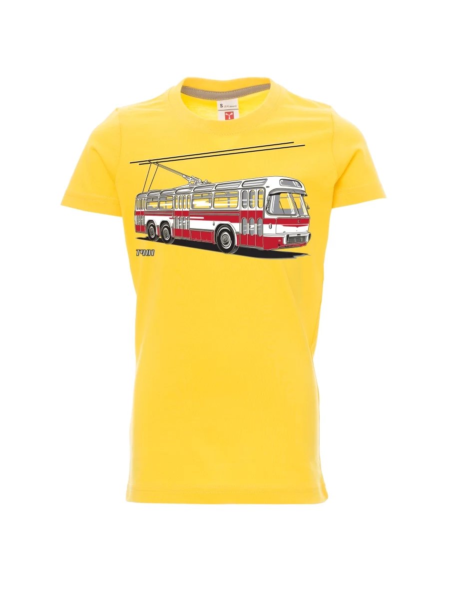 Yellow children´s T-shirt Trolley  T401