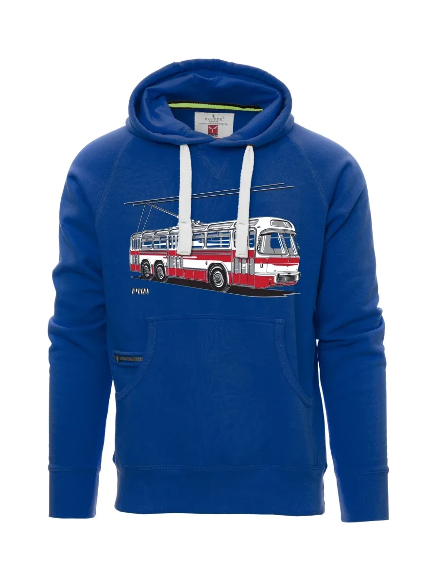 Blue men´s sweatshirt Trolley  T401