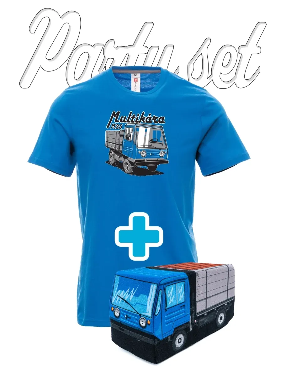 Party set t-shirts with a plush toy on the motifs M25