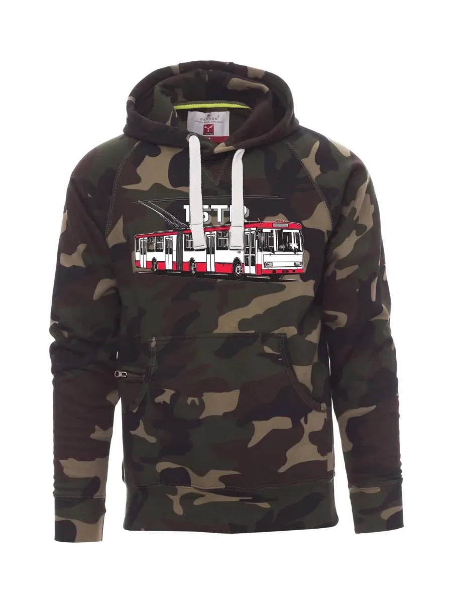 Camouflage men´s sweatshirt Trolleybus 15TR