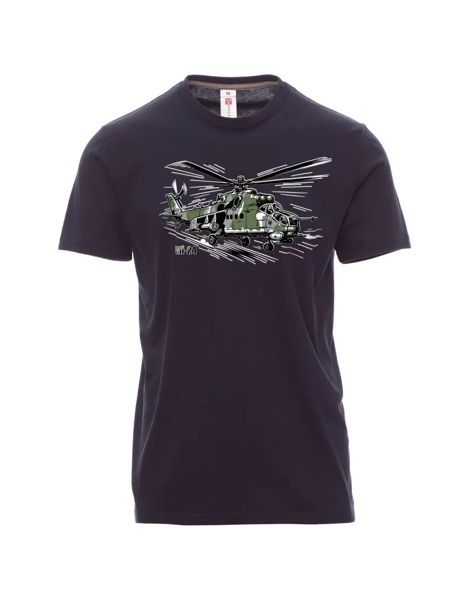 Navy men´s T-shirt Helicopter Mi-24