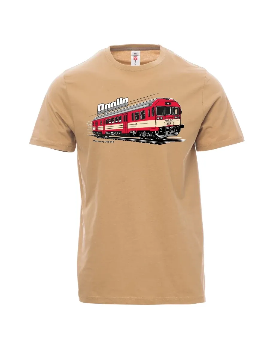 Brown men´s T-shirt Railcar 843 “Apollo”