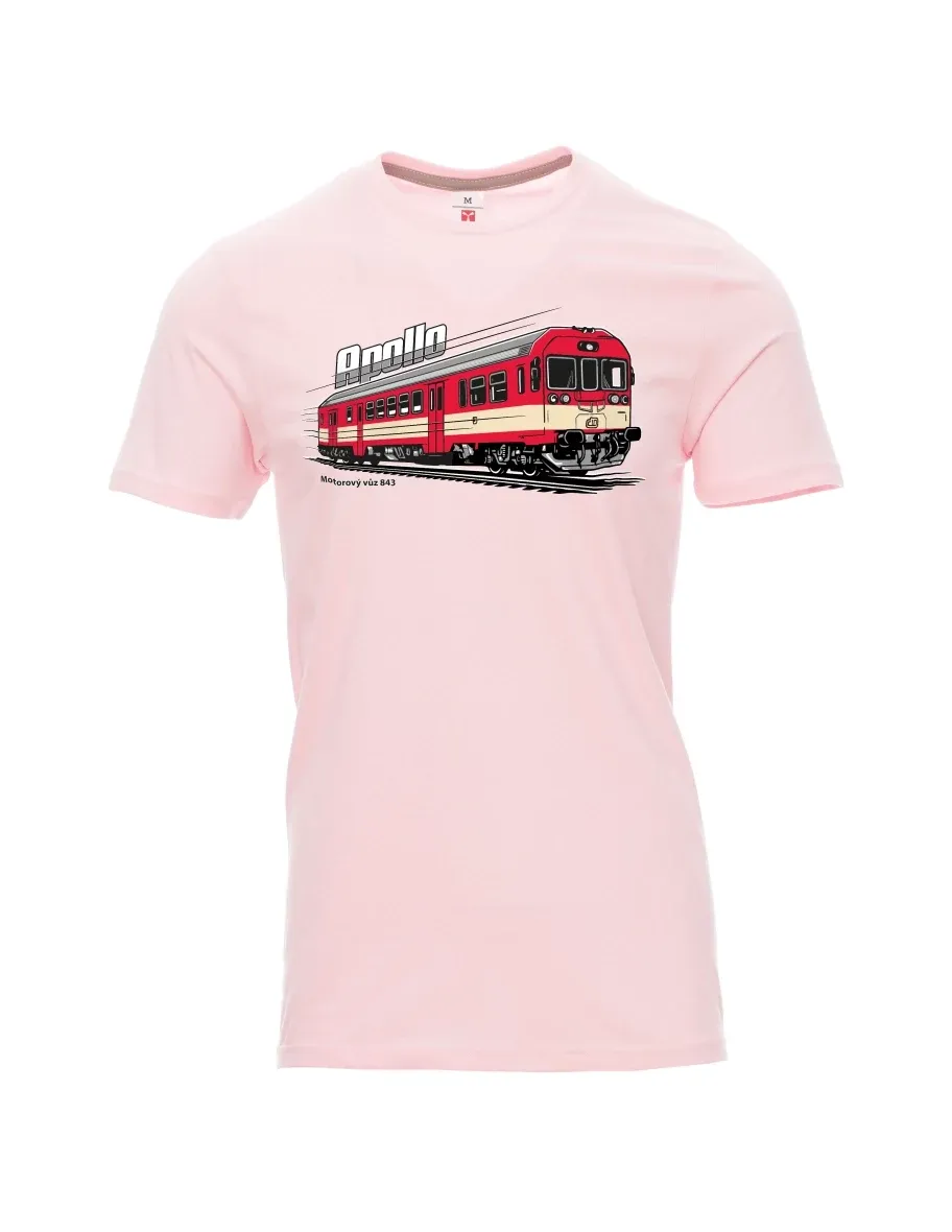 Light pink men´s T-shirt Railcar 843 “Apollo”