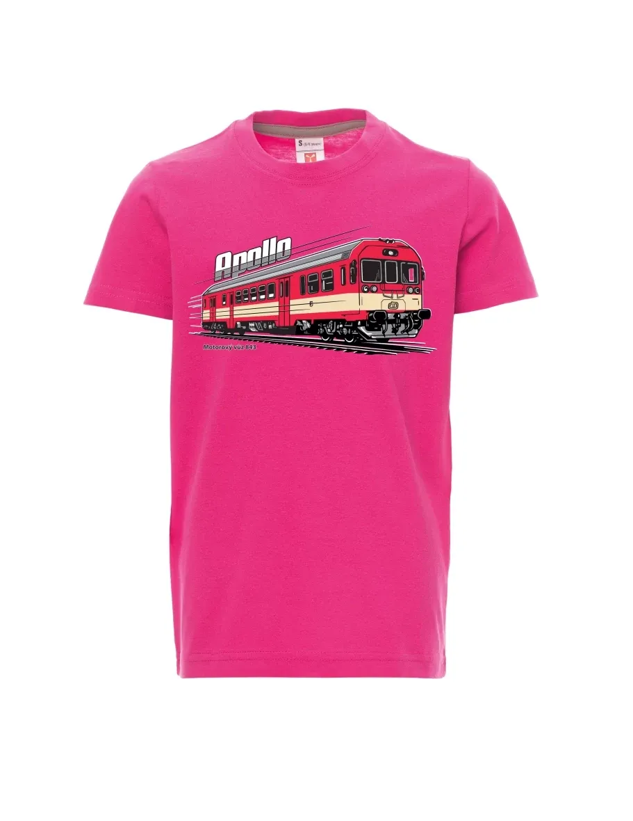 Pink children´s T-shirt Railcar 843 “Apollo”