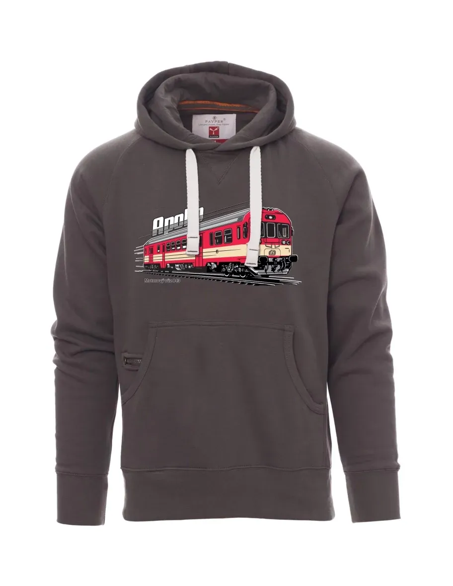 Grey men´s sweatshirt Railcar 843 “Apollo”