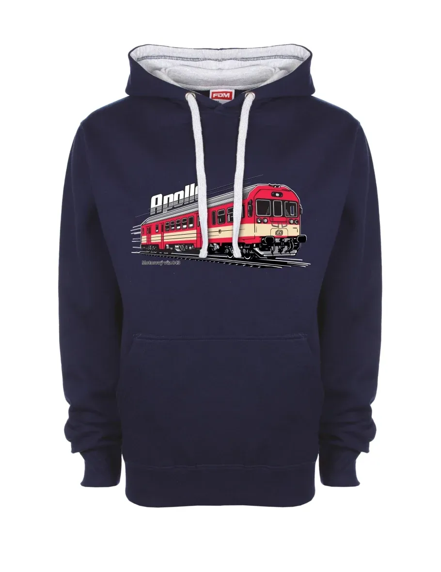 Grey-navy sweatshirt Railcar 843 “Apollo”