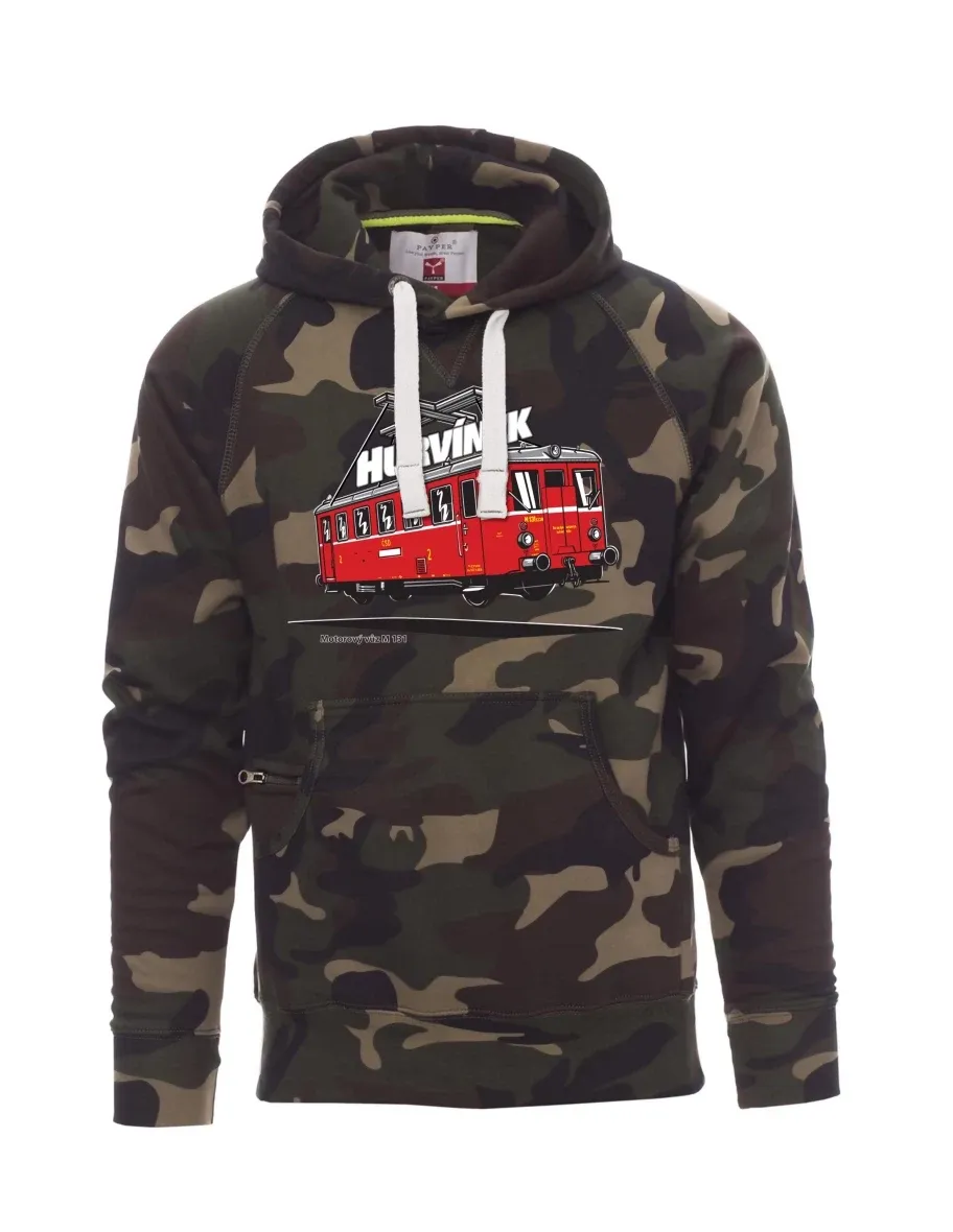 Camouflage men´s sweatshirt Railcar M 131 “Hurvínek”