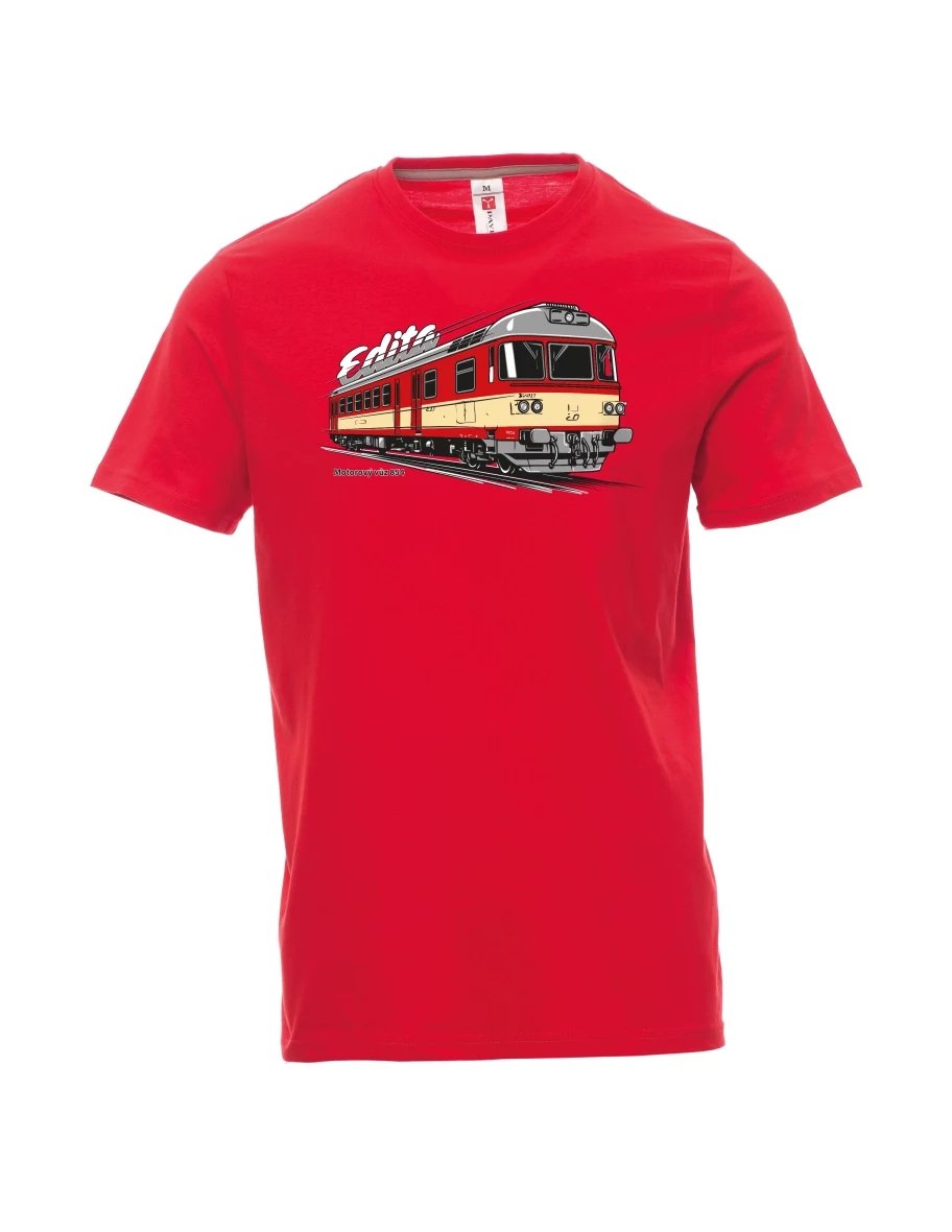 Red men´s T-shirt Railcar 854