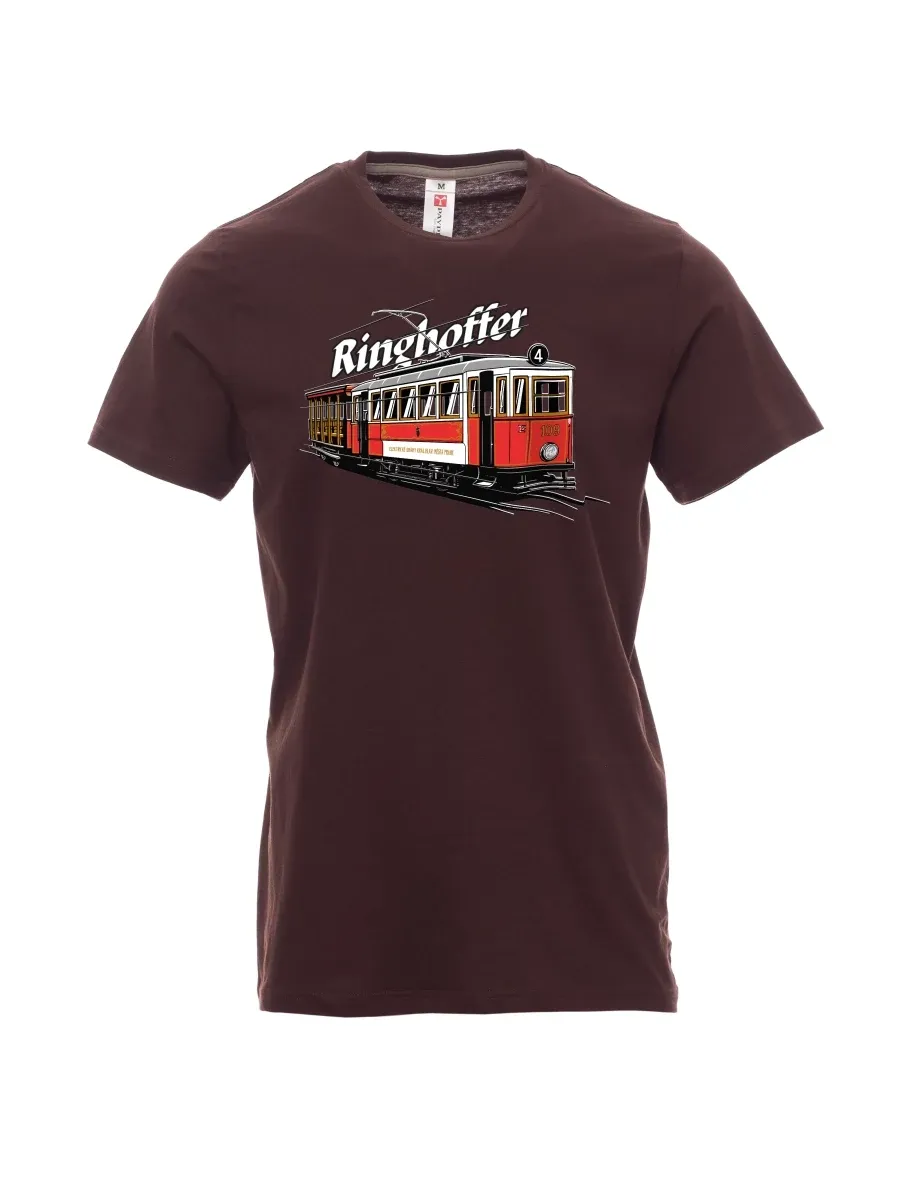 Dark brown men´s T-shirt Tram Ringhoffer