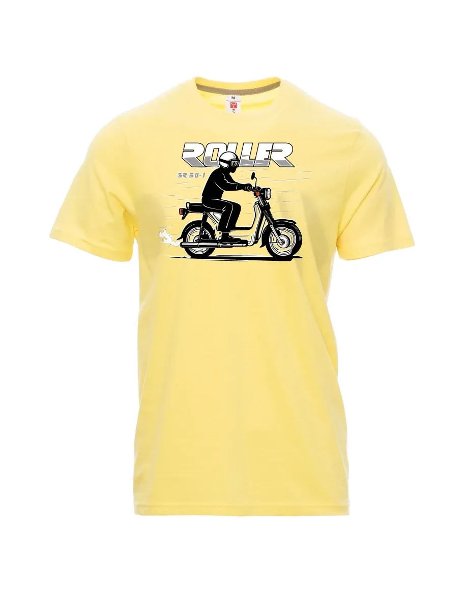 Light yellow men´s T-shirt Scooter SR 50/1 Roller