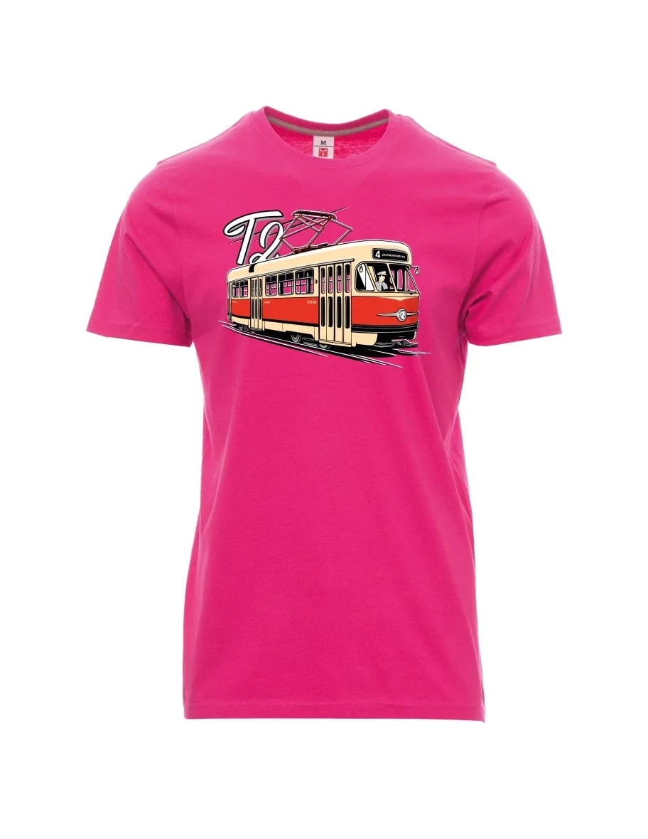 Pink men´s T-shirt Tram T2