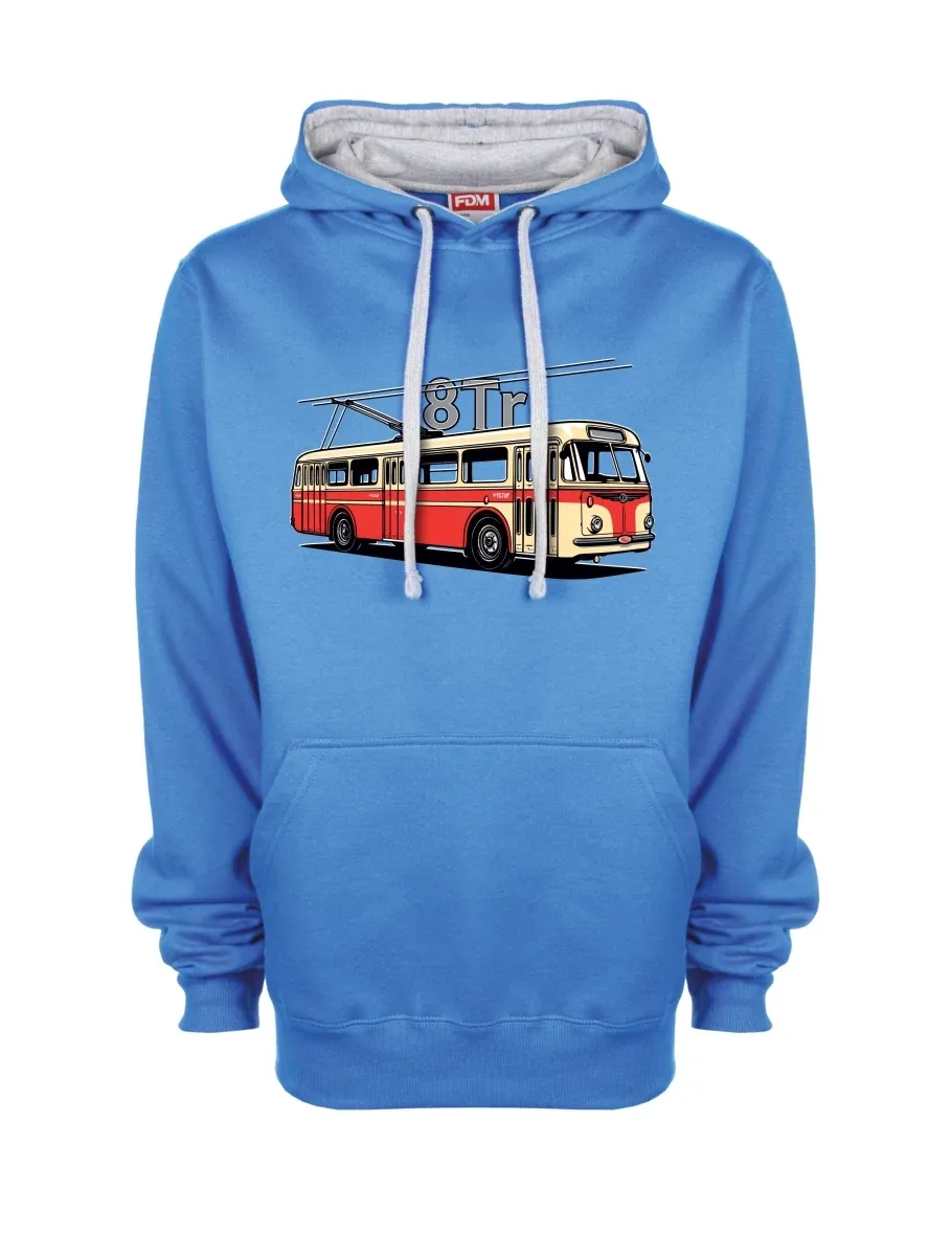 Grey-blue sweatshirt Trolleybus 8Tr