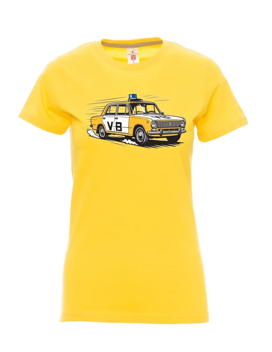 Yellow women´s T-shirt Car VAZ 2101 VB