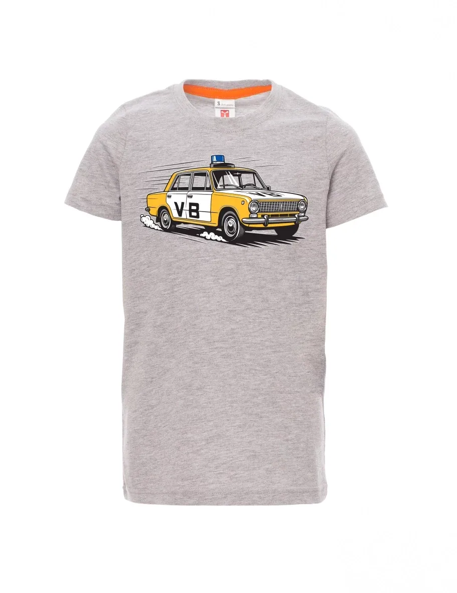 Grey melange children´s T-shirt Car VAZ 2101 VB