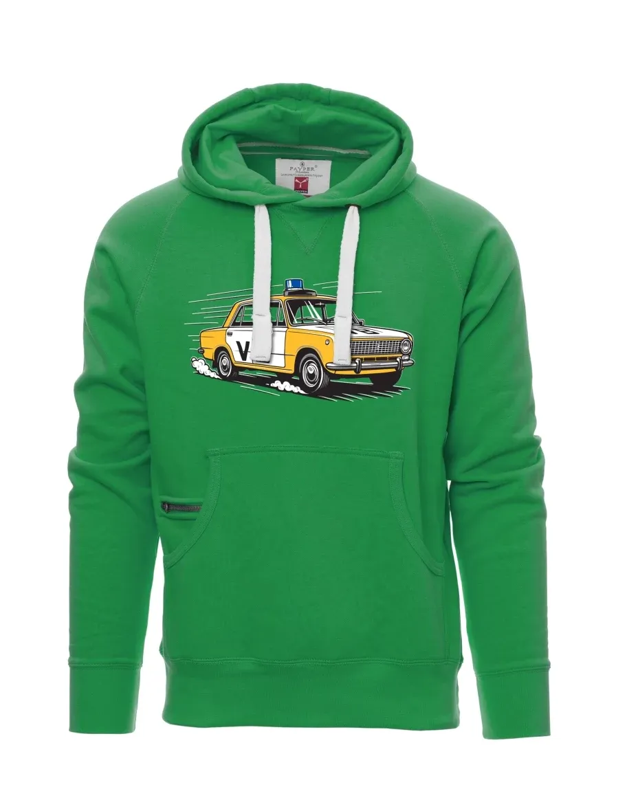 Green men´s sweatshirt Car VAZ 2101 VB