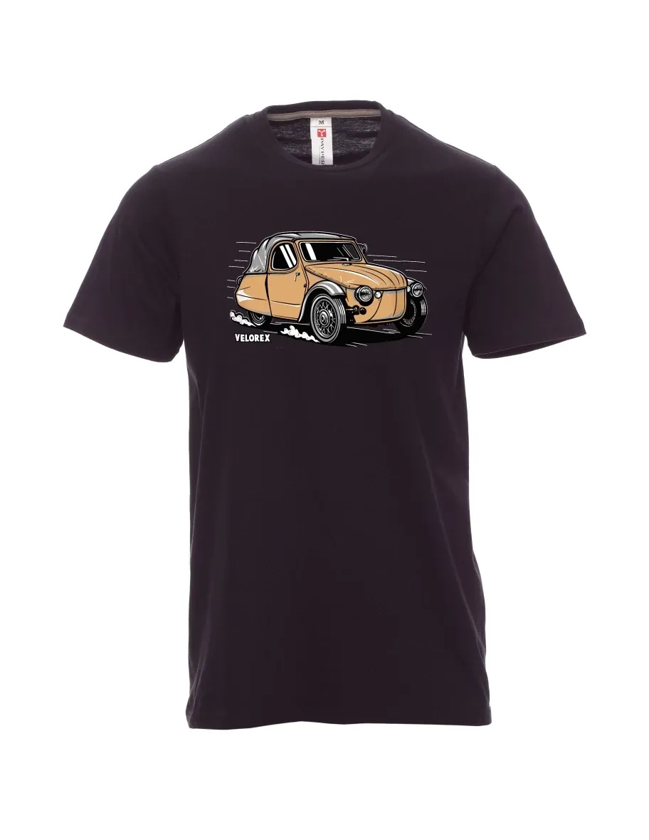 Black men´s T-shirt Car Velorex