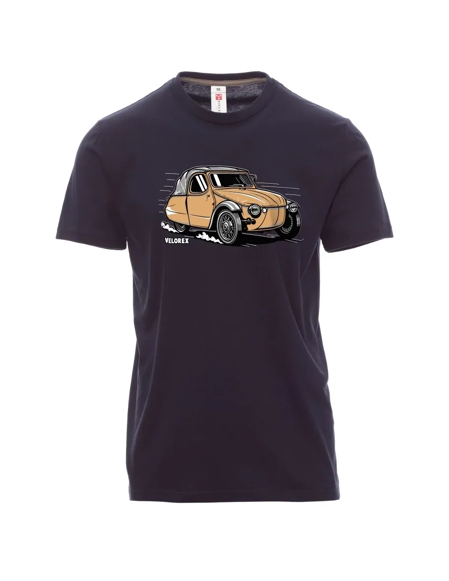 Navy men´s T-shirt Car Velorex