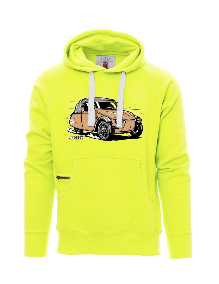 Fluorescent men´s sweatshirt Car Velorex