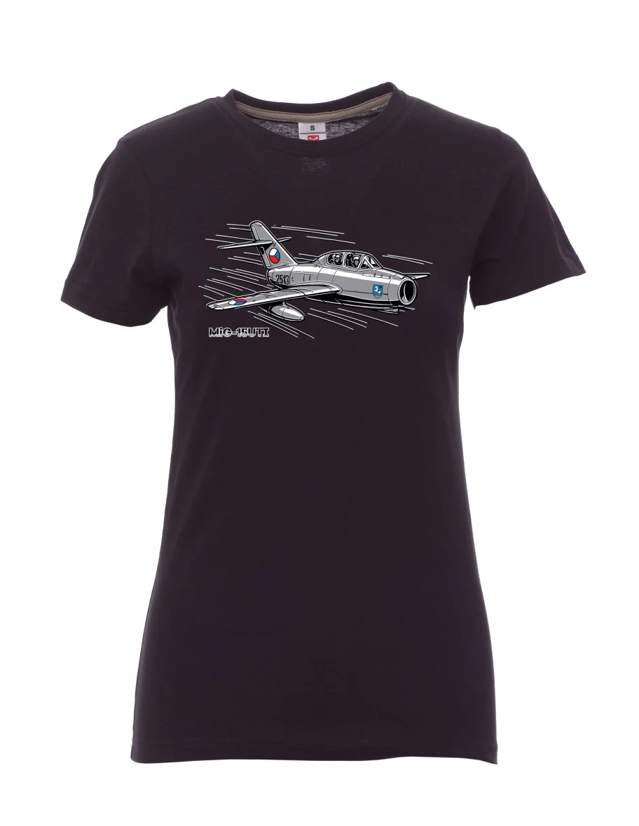White women´s T-shirt Aircraft MiG-15UTI