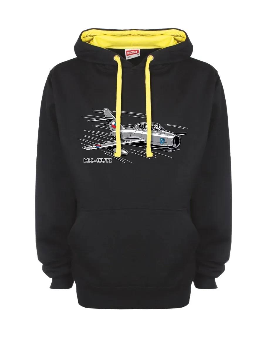 Yellow-black sweatshirt Aircraft MiG-15UTI