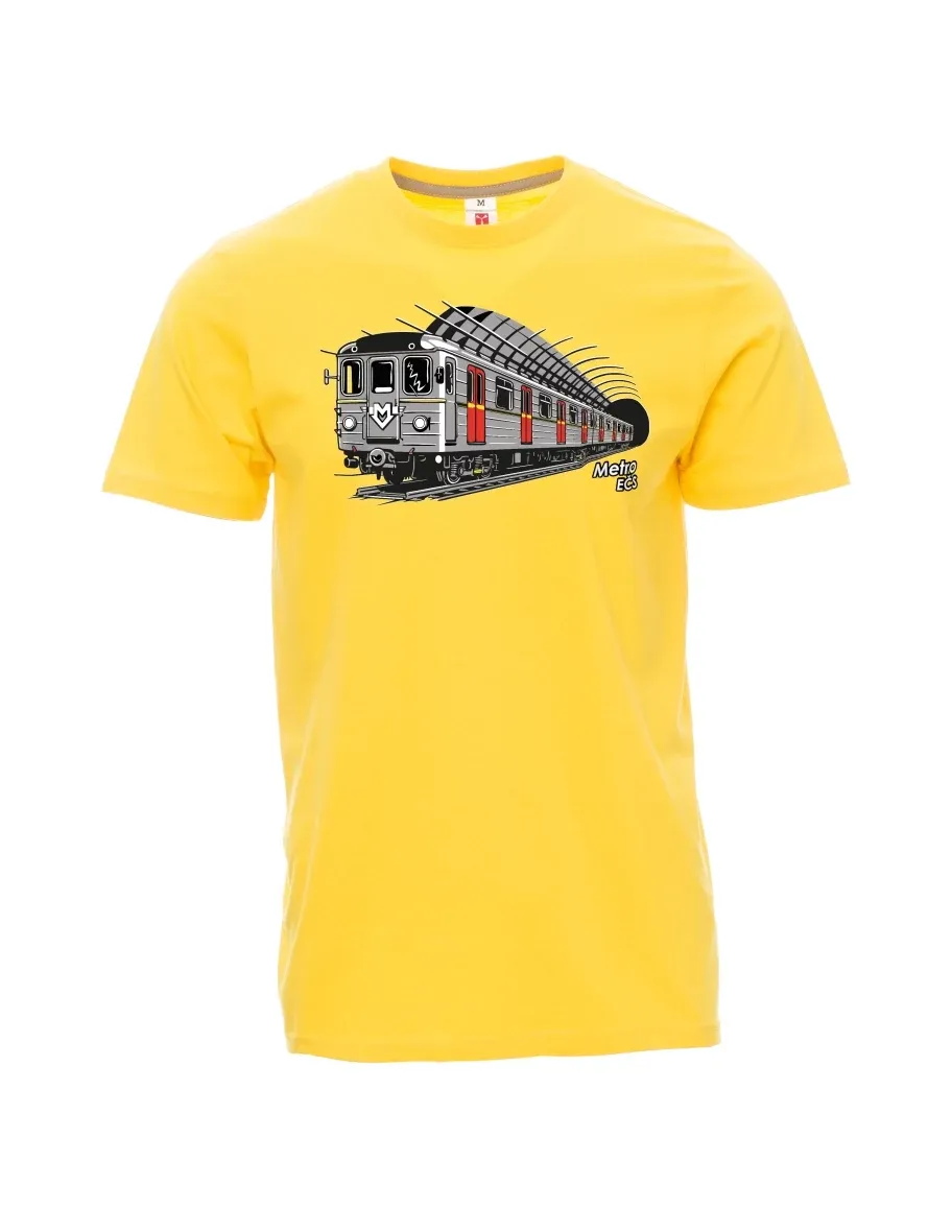 Yellow men´s T-shirt Metro EČS