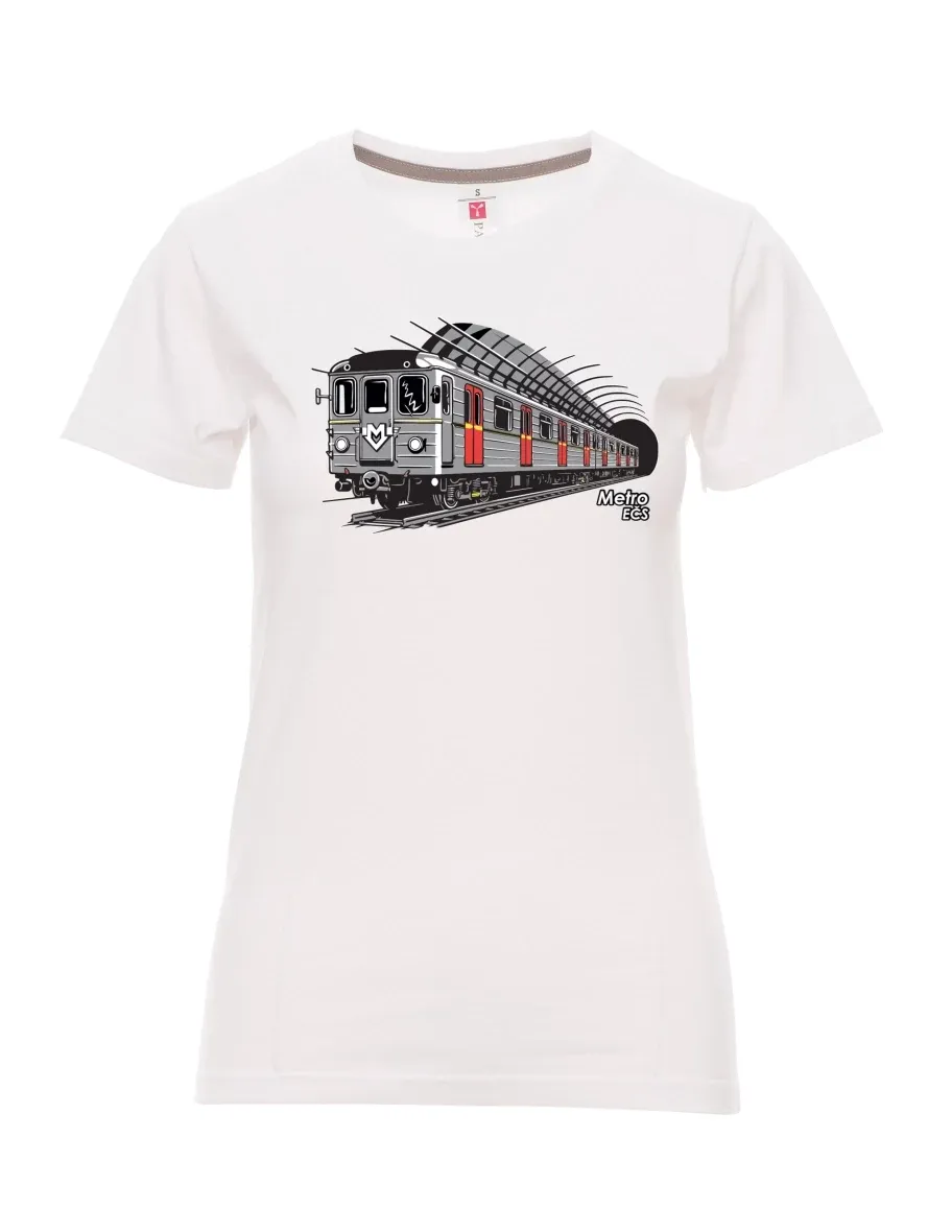 White women´s T-shirt Metro EČS