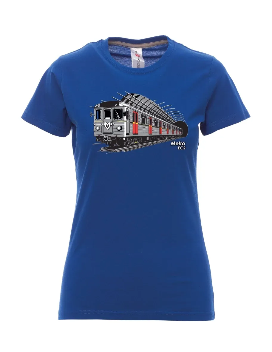 Royal blue women´s T-shirt Metro EČS