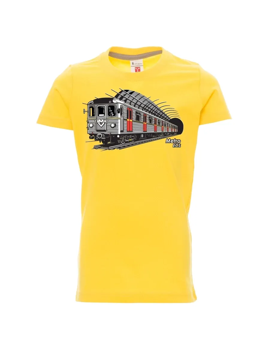Yellow children´s T-shirt Metro EČS