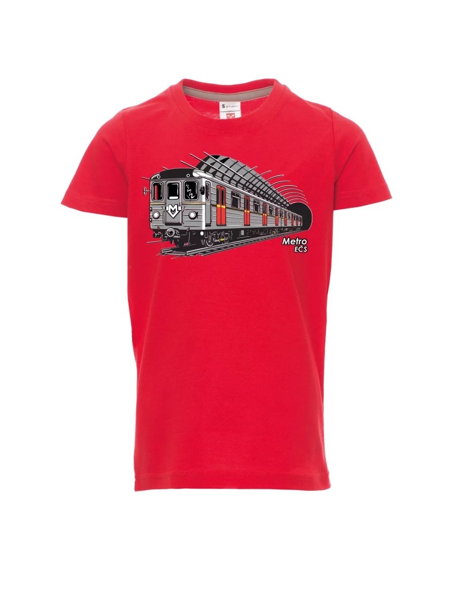 Red children´s T-shirt Metro EČS