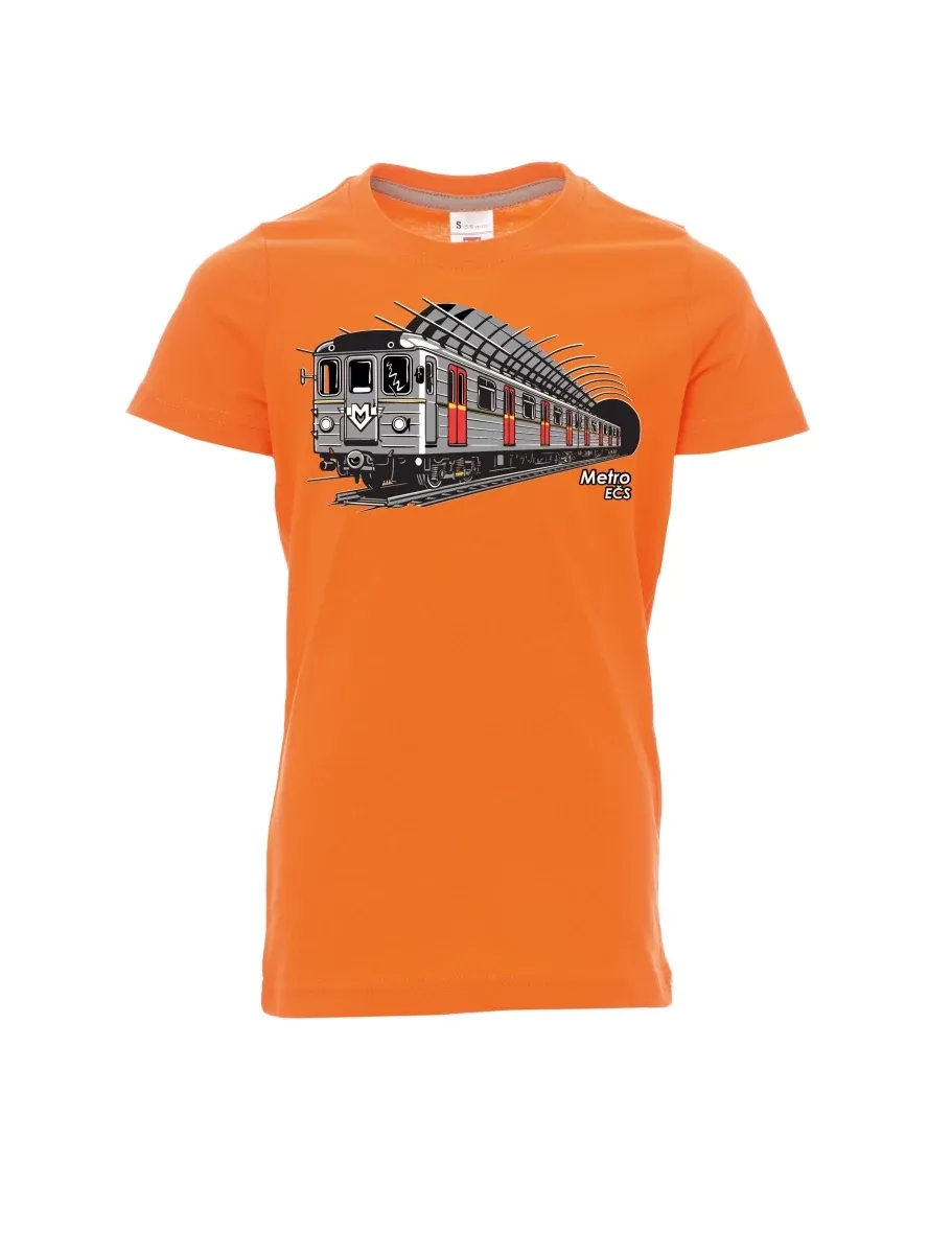 Orange children´s T-shirt Metro EČS