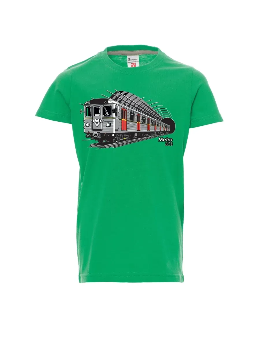 Green children´s T-shirt Metro EČS