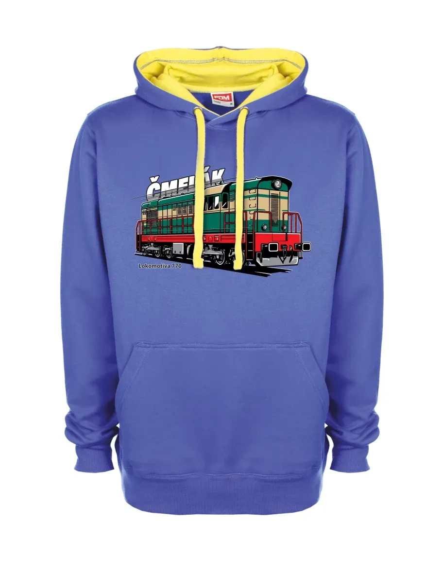 Yellow-blue sweatshirt Locomotive 770 “Čmelák”