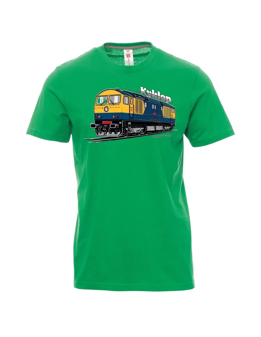 Green men´s T-shirt Railcar 759 “Kyklop”