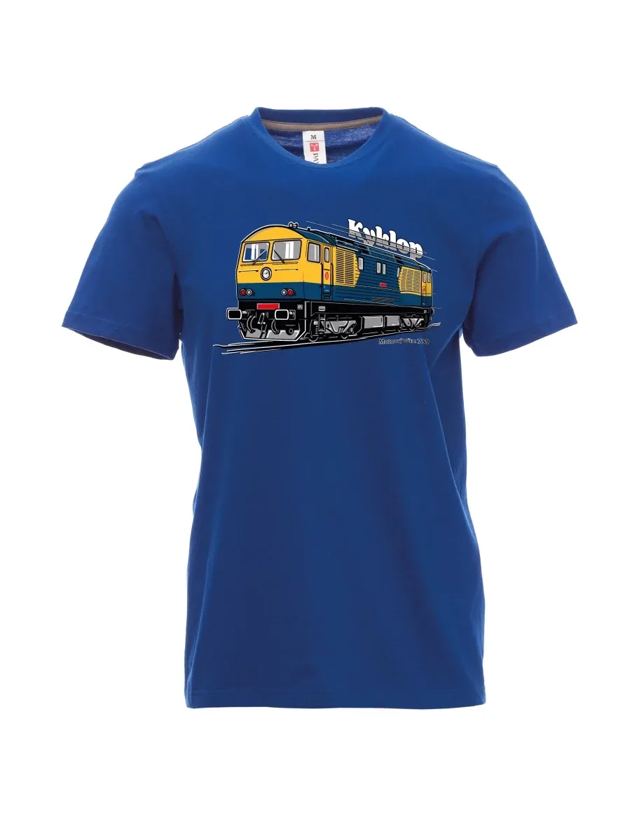 Blue men´s T-shirt Railcar 759 “Kyklop”