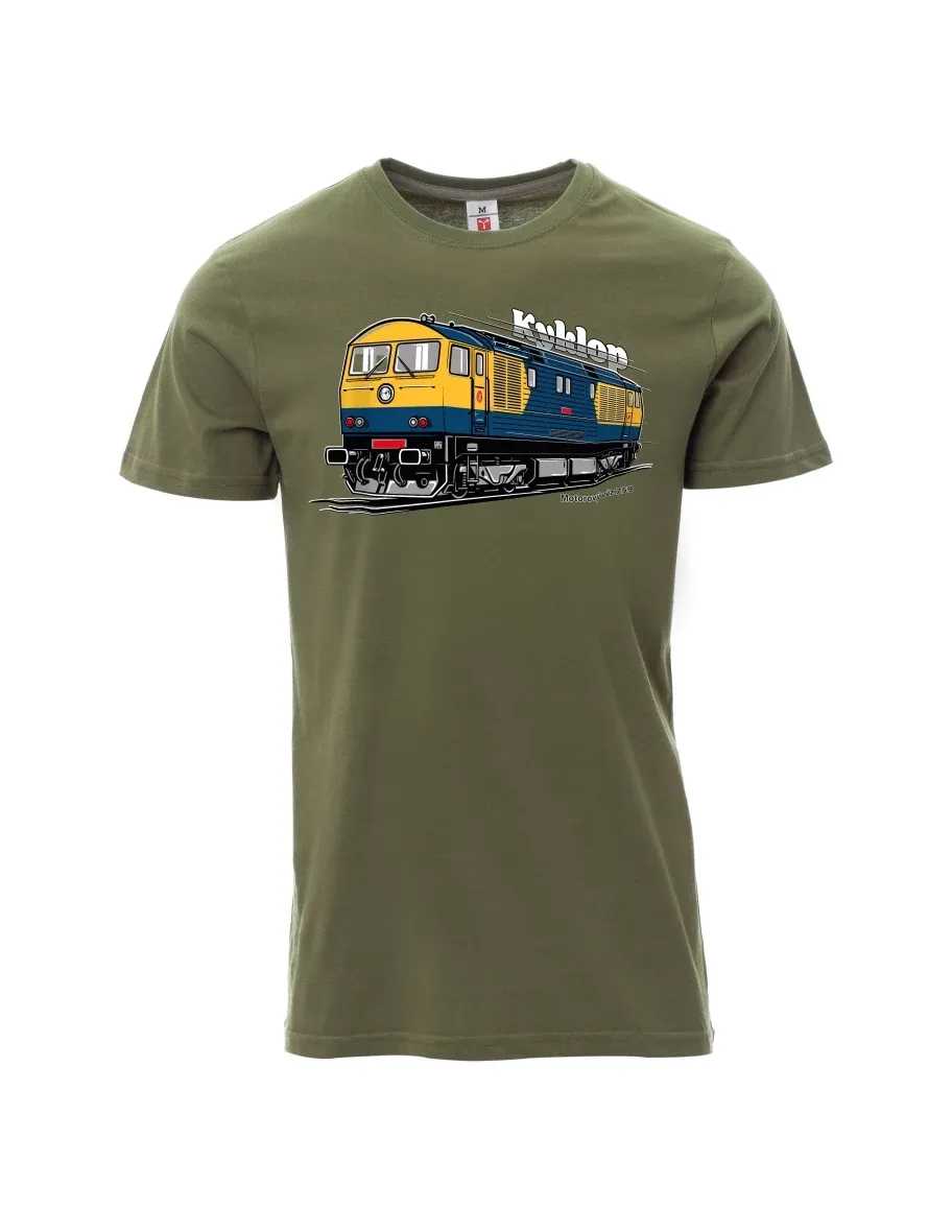 Khaki men´s T-shirt Railcar 759 “Kyklop”
