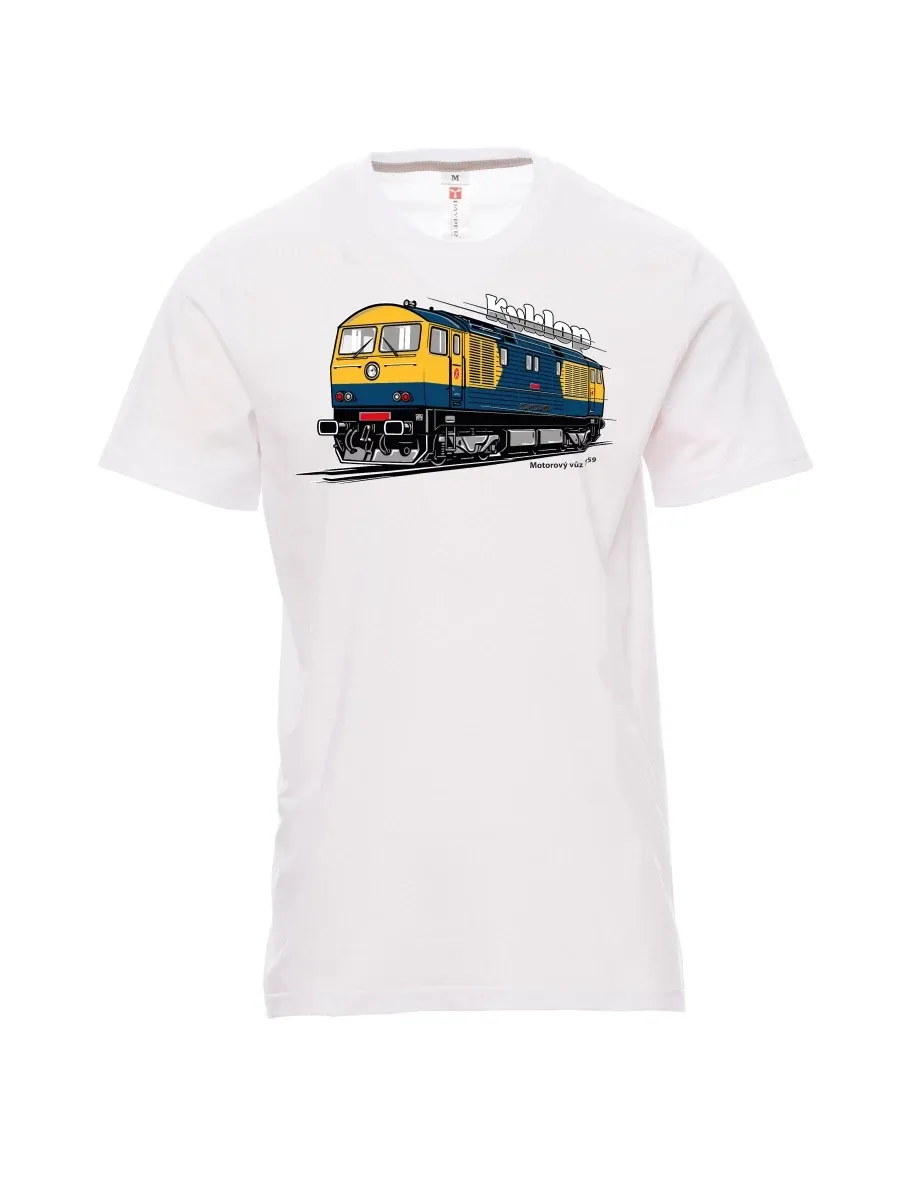 White men´s T-shirt Railcar 759 “Kyklop”