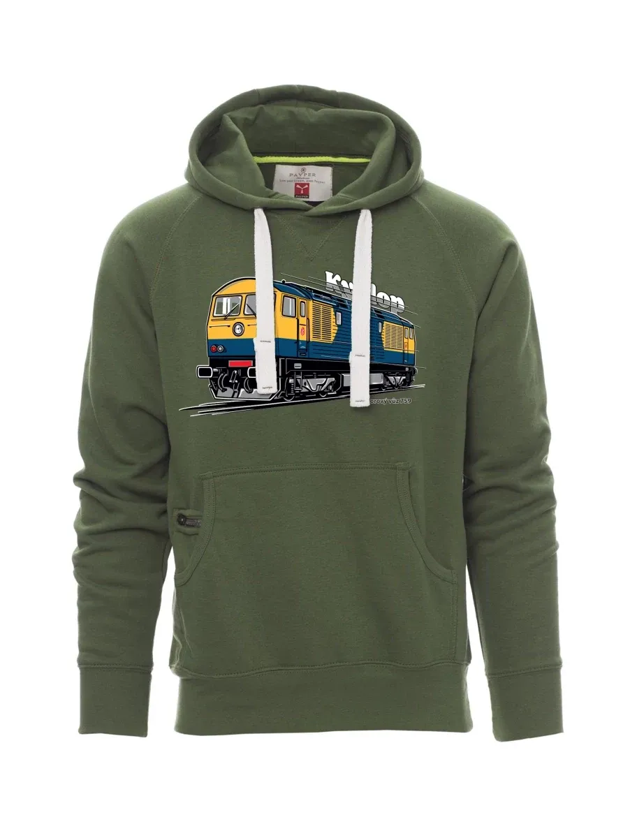 Dark green men´s sweatshirt Railcar 759 “Kyklop”