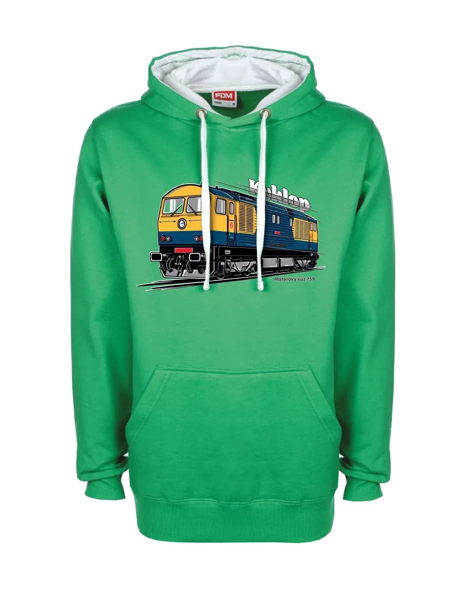 White-green sweatshirt Railcar 759 “Kyklop”